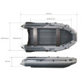 Лодка надувная Angler SKAT TRITON 370NDFi с интегрир. фальшбортом и пласт. транц в Глазове