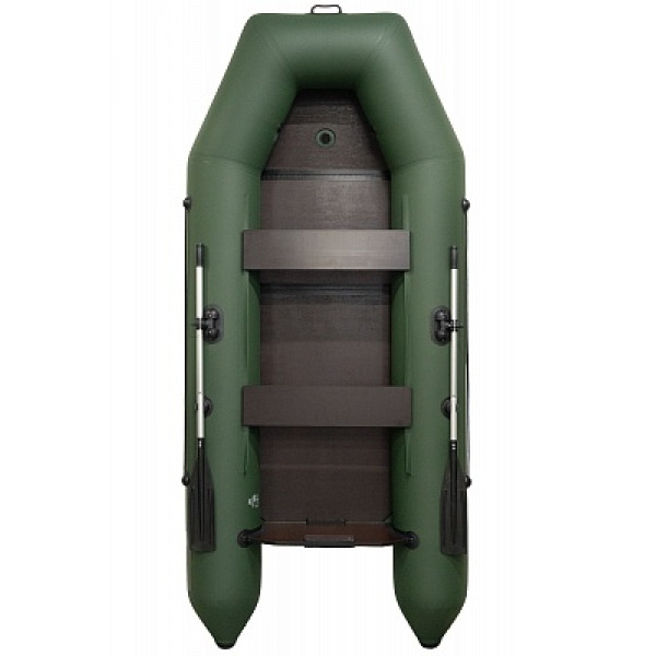 Надувная лодка БАРС 3200 Слань-книжка киль зеленый в Глазове