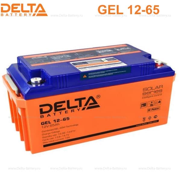 Аккумуляторная батарея Delta GEL 12-65 в Глазове