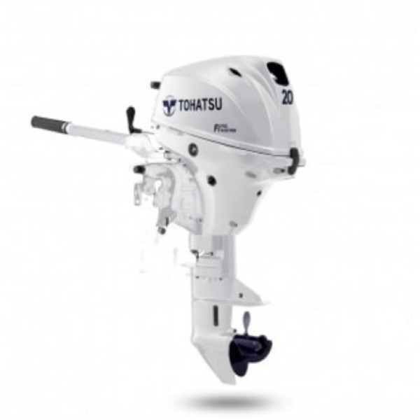 Лодочный мотор Tohatsu MFS 20 EW S NEW белый 4 тактный в Глазове