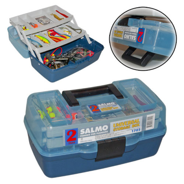 Ящик рыболовный пластиковый Salmo 2х-пол. 02 мал. в Глазове Ящик рыболовный пластиковый Salmo 2х-пол. 02 мал. в Глазове
